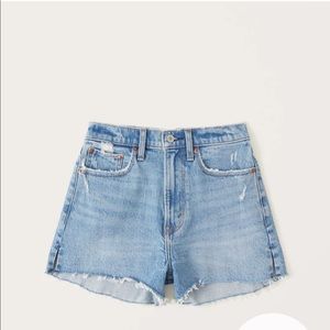 Abercrombie The Mom Short High Rise- Curve Love size 27